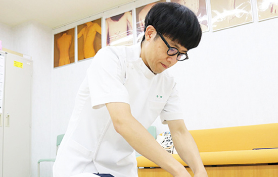 鍼灸あん摩マッサージ指圧科3年　中田さん